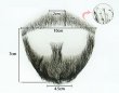 画像3: 付け髭　ボックススタイル　舞台や演劇に　濃いバージョン　普段使いにもぴったり　薄いバージョン　人毛100パーセント　つけひげ　ひげ　あご　リアル　本物　 (3)