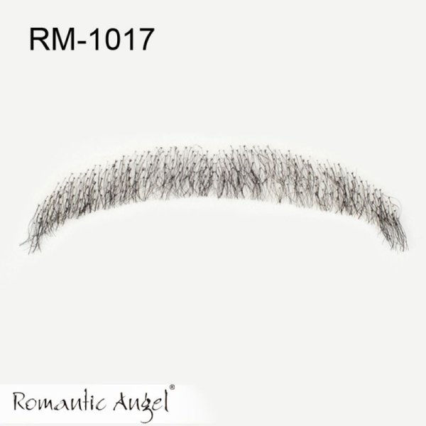 画像2: RM-1017-2  ナチュラルスタイル 口ひげのみ 薄いバージョン 週末や日常使いに!    人毛100 つけひげ ひげ あご リアル 本物  RM-1017-2 (2)