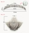 画像6: 濃いバージョン 付け髭　人毛100　つけひげ　ひげ　あご　リアル　本物 RM-1017-1-RM-1018-1 (6)