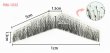 画像3: 付け髭　口ひげ　普段使いにもぴったり薄いバージョン　人毛100％　つけひげ　ひげ　あご　リアル　本物　 (3)