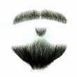 画像5: 付け髭　ミルフィーユスタイル　　舞台　演技　　普段使いにもぴったり　人毛100％　つけひげ　ひげ　あご　リアル　本物　RM-1001 (5)