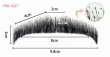 画像4: RM-1027　付け髭　口ひげパームスタイル　濃いバージョン　演劇　舞台に　普段使いにもぴったり　人毛100％　つけひげ　ひげ　あご　リアル　本物 (4)